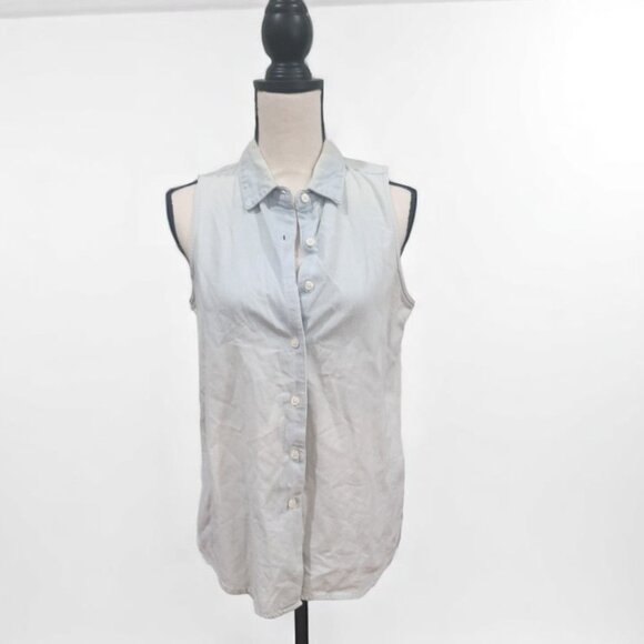 Express Tops - Vintage Express Denim Sleeveless Shirt – Size M